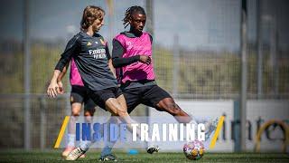 Last training session ahead of Bayern! | Real Madrid City