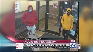 Fort Wayne police release suspect photos from Southgate Pizza Hut armed robbery