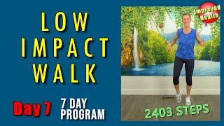 LOW IMPACT HOME WORKOUT | No jumping, no equipment, no talking | 7 day program to better fitness