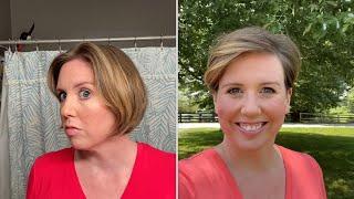 How I Cut My Own Pixie!