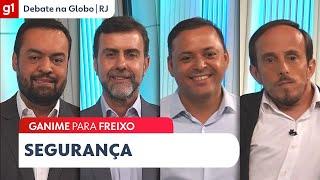 Paulo Ganime (NOVO) pergunta para Marcelo Freixo (PSB) sobre segurança #DebateNaGlobo