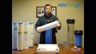 Untreated Well Water Filter System Setup Basics