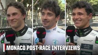 POST-RACE INTERVIEWS: Piastri, Leclerc and Norris react to the Monaco Grand Prix ️ | ESPN F1