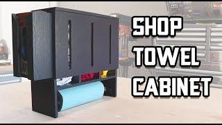 DIY Shop Towel Cabinet Build // Shop Organization