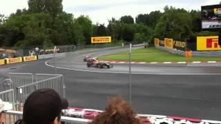 Jenson Button passes Vettel on last lap of Canadian Grand Prix