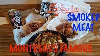 Montreal Travel Food Vlog - SMOKED MEAT, POUTINE at Schwartz's, MEAT FEAST, KOSHER