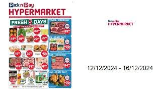 Pick n Pay specials - 12/12/2024 - 16/12/2024