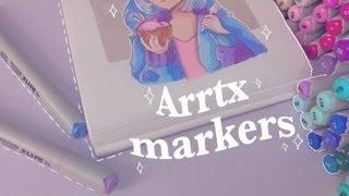 BEST COPIC ALTERNATIVES//unboxing and reviewing arrtx oros markers