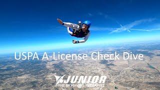 USPA A-License Check Dive: Skydiving Like a Boss with The Skydiving Therapist