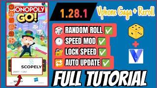 Monopoly Go 1.28.1 (Random Roll) | Full Tutorial | Reroll | Monopoly Go Mod | Vphone