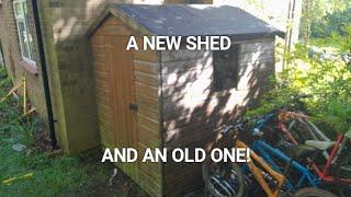 A new shed, and an old one!