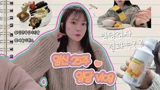 [VLOG] 임신 25주 임산부 드디어 임당 브이로그..결과는?! 임당검사준비, 동탄제일병원, 애슐리퀸즈입터짐