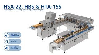 HOBA - Bread Slicer HSA-22, Bag Loader HBS and Bag Closing Machine HTA-15S – Fully Automatic Line