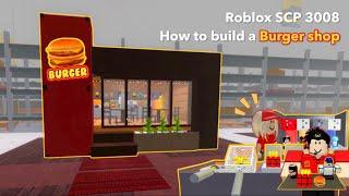 How to build 3008 Burger Shop | Roblox scp 3008 house idea | simulator
