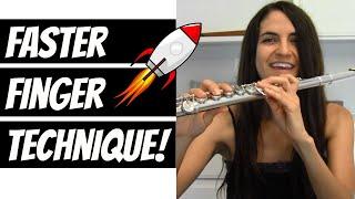 TOP TIPS For Faster Finger Technique on Flute (Any Level Player Can Do This!)