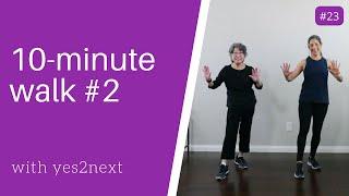 10-minute Indoor Walking Workout #2 for Seniors, Beginner Exercisers