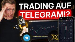 SELBSTEXPERIMENT 1000x Hebel! Anonymes Trading auf TELEGRAM funktioniert? HunteX Telegram Bot