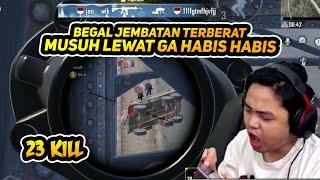 Begal Jembatan Terberat, Musuh Lewat Gak Habis Habis | PUBG Mobile Indonesia