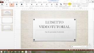 Come inserire audio in powerpoint