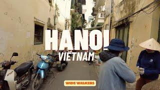 VIETNAM HANOI STREET WALK | Old Quarter Walk, Street Food, and Local Life (Original Street Sounds)