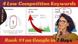 4 Low Competition Keywords For Micro Niche Blog | Micro Niche Keywords 2020 | Deepblogging