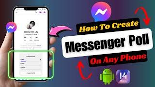 How to Create Poll On Facebook Messenger | Make A Poll On Messenger Group