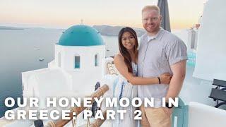 SANTORINI VLOG | Our Honeymoon in Greece! + Hotel Room Tour | Our Greece Honeymoon Part 2