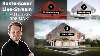 3ds Max + Corona Renderer – Exterieur Architektur Visualisierung (von Grund auf)