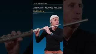 Jazz Exercise "Half Walking" · Flute #jazz #flute #flauta #flautatransversal   #jazzmusic