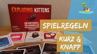 Exploding Kittens - Spielvorstellung und Spielanleitung - erfolgreichster Kickstarter aller Zeiten