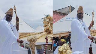 OONI SETS OUT TO HIS FATHER'S HOME IN SPECIAL CARRIAGE