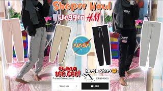 Shopee Haul Jogger H&M Cuma 110.000an! | Shopee Haul h&m Reject & Sisa Ekspor!