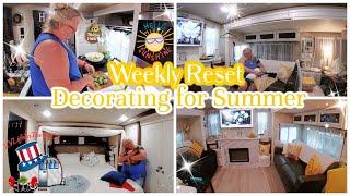 Day in the life of RV Living (Decorating for summer & more)