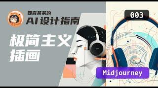 【AI 设计指南 | 006】|「Midjourney」极简主义插画 | 运营插画 | UI 设计师的 AI 设计教程