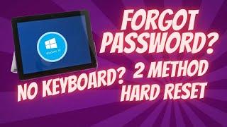 How to Remove Password or Factory Reset a Surface Go Without a Keyboard (2 Methods) USB Clean Wipe