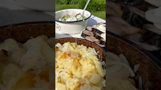 Обед на дачи #рецепт #новыйрецепт #вкусно #еда #готовимподомашнему
