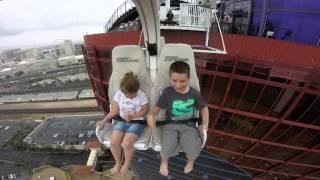 KIDS on VooDoo ZipLine at RIO - Las Vegas