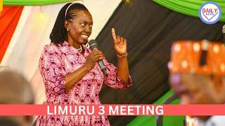 MT KENYA QUEEN MARTHA KARUA REMARKS AT LIMURU 3 THAT SHAKE ENTIRE MT KENYA.