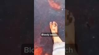 The amazing Bloody Beach on Hormuz Island in Iran