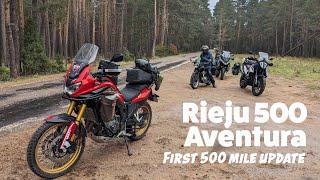 First 500 miles on the Rieju 500 Aventura