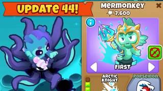 New TOWER in BTD 6! | Update 44.0 | Mermonkey!