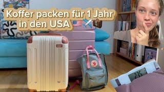 Koffer packen für mein Auslandsjahr  ️ USA 24/25