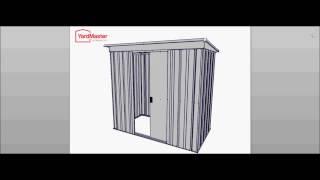 Video Assembly: Yardmaster Store All 6x4 PZ Metal Shed