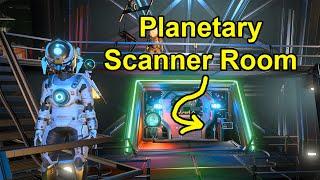 How to put a planetary scanner room on the bridge of your freighter (No Man's Sky Fractal)
