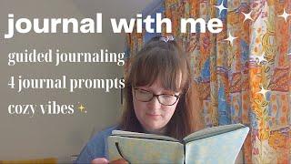 journal with mea safe space to process emotions | guided journaling routine