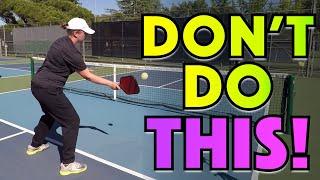 3 Common Mistakes Made by Recreational Pickleball Players (& most players 4.0 and below)