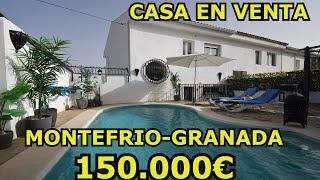 TOWNHOUSE FOR SALE WITH PATIO, POOL & SPECTACULAR VIEWS FOR SALE IN MONTEFRIO, ANDALUSIA, SPAIN