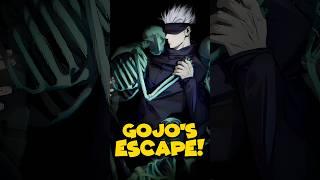 How Did Gojo Satoru Escape the Prison Realm? #jujutsukaisen #anime #shorts #gojosatoru