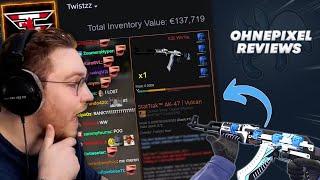 ohnePixel reacts to CSGO Pro inventories w/ Chat (Paris Major)