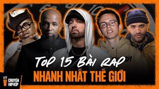 Top 15 Bài Rap Nhanh Nhất Thế Giới Từng Được Ghi Nhận